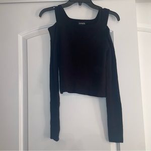 Express cold shoulder top